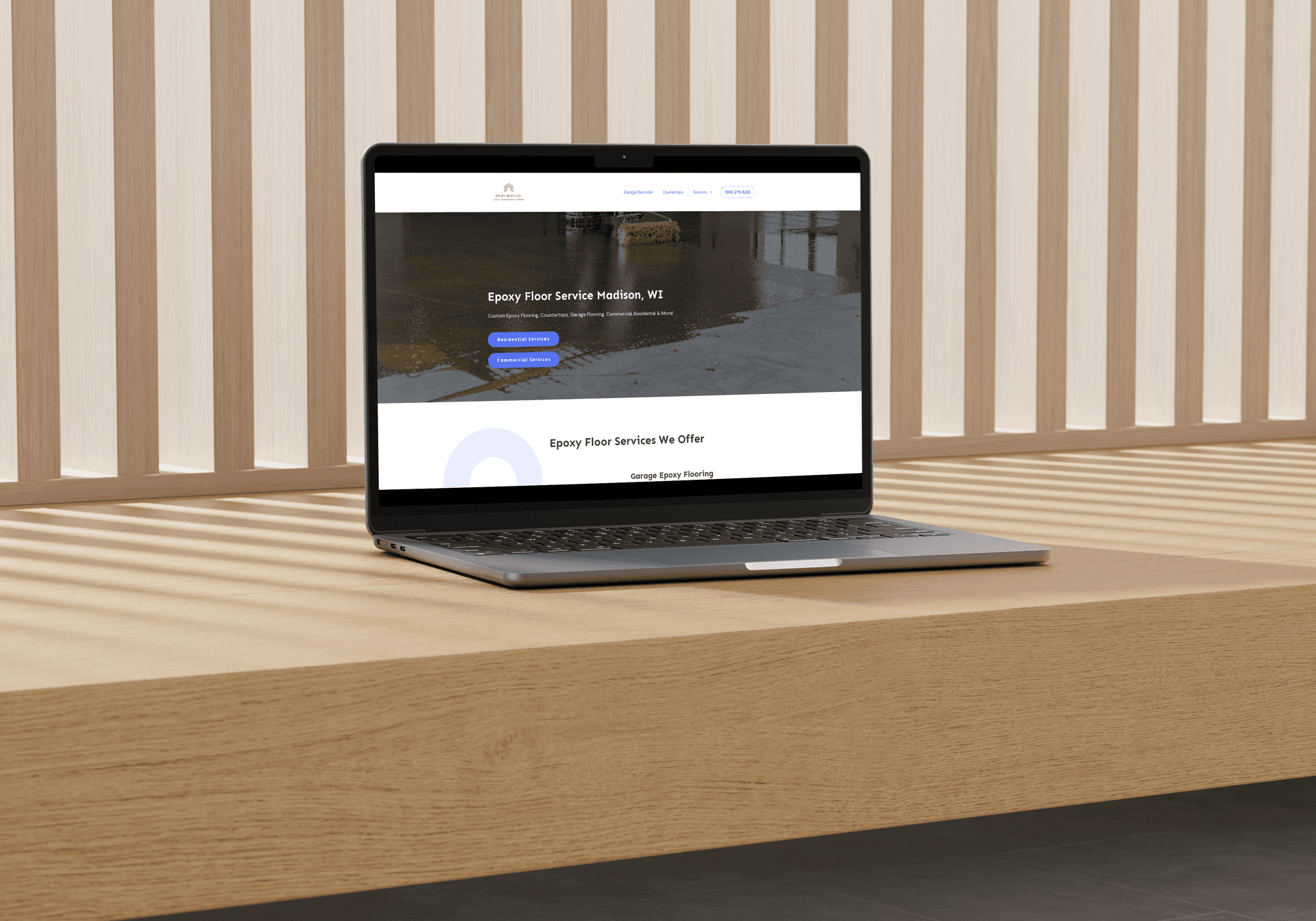 Epoxy Bros - website project by Lakeside Web Design